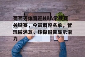 多米体育APP下载-关于葡萄牙体育迎NBA常规赛关键赛，今晨调整名单，管理层满意，球探报告显示潜力的信息