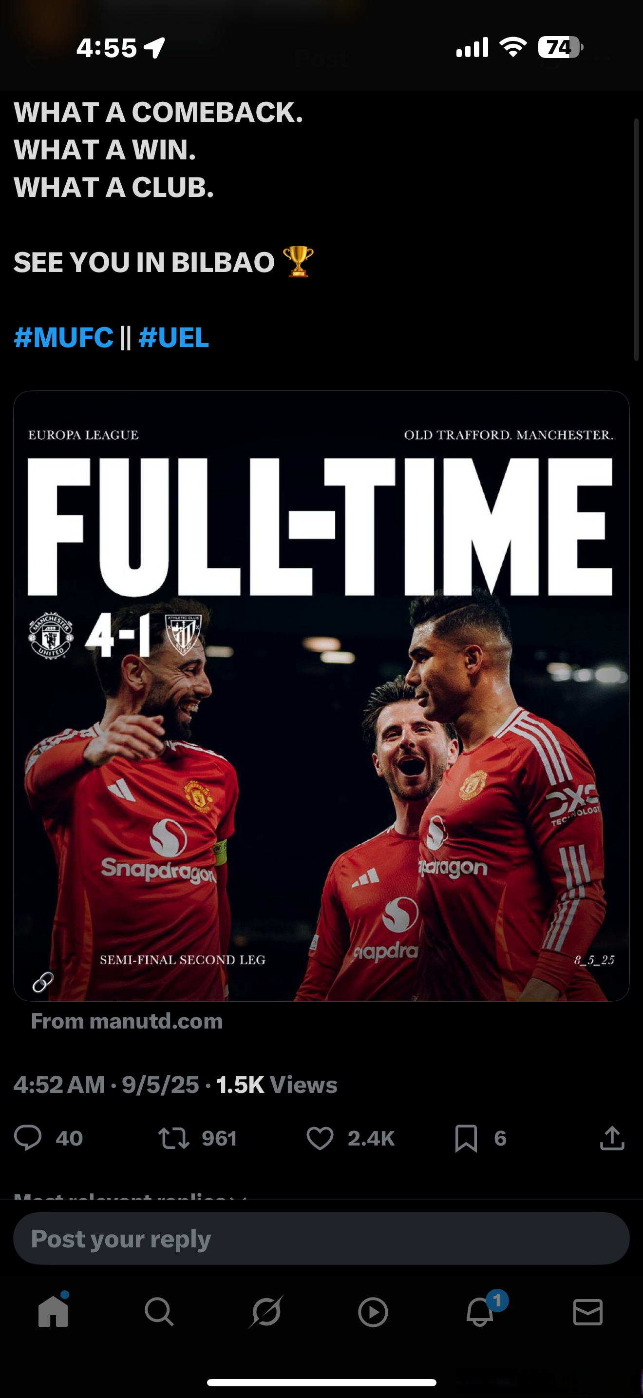 里程碑夜！曼联止住颓势，欧联冲刺阶段刷纪录，话题不断，赛季目标并未改变(曼联参加欧联杯)